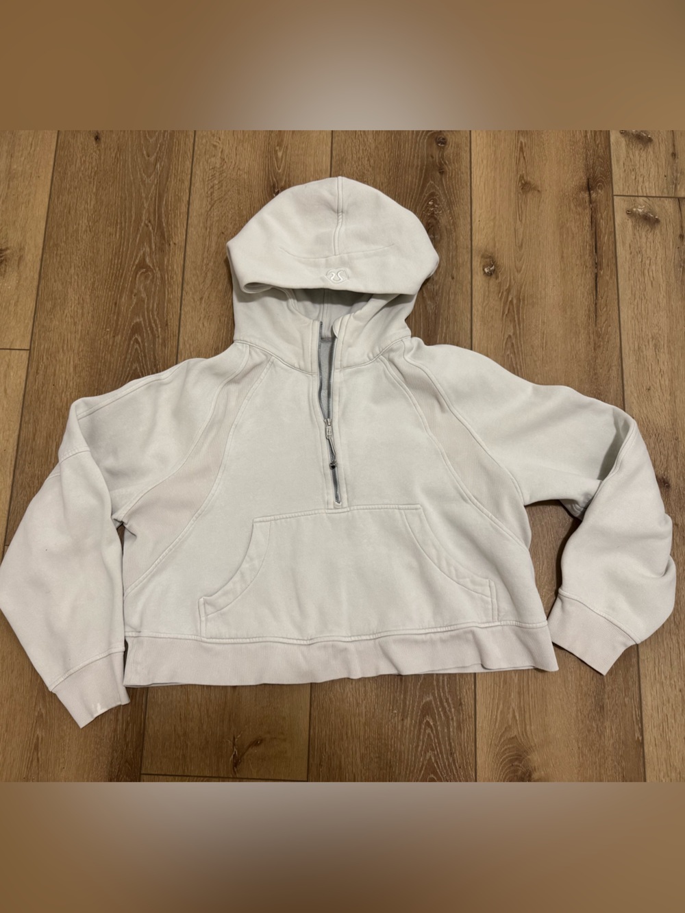 lululemon athletica Cream Half-Zip Hoodie